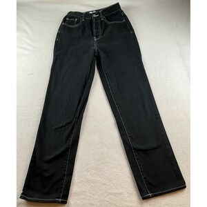 Pacsun Black Jeans White Stitching Dad Jean Womens Size 25